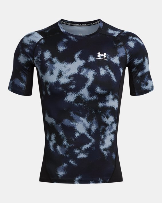 Męska koszulka z krótkimi rękawami HeatGear® Printed, Blue, pdpMainDesktop image number 2